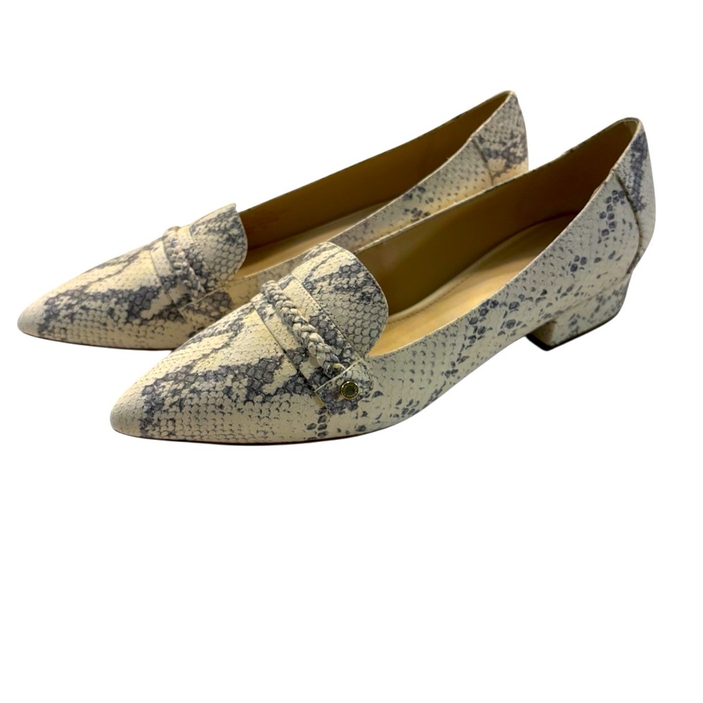Cole Hann Mabel Skimmer Loafer Braided Detailing at the Vamp adds a City Chic